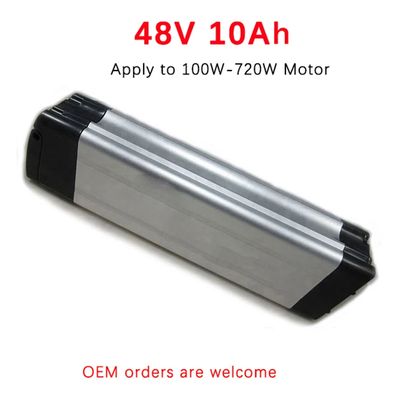 48V 10Ah 500W комплект литий-ионных батарей для электровелосипеда Серебряная рыба Bafang