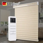 Электрические Шангри-ла-жалюзи, литовая батарея, Alex Google Home моторизованные шторы на роликах, для гостиной, офиса, спальни, размер на заказ