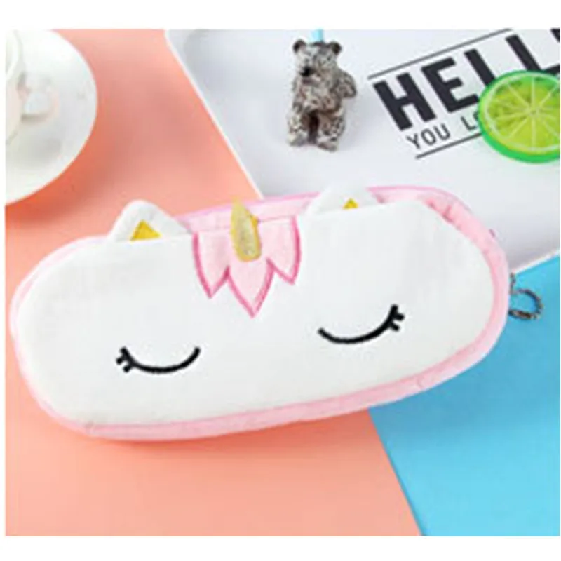 Kawaii прибл. 20 см Плюшевый единорог плюшевая кукла игрушка для монет карандашей сумка кукла, единорог лошадь плюшевая сумка игрушка кукла - Цвет: 4