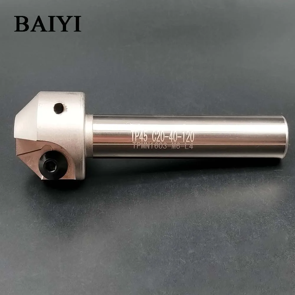 45 ° держатель фаски с прямым хвостовиком для зенковки TP45 C20 32 120 фаска концевой