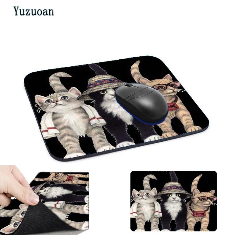Yuzuoan кошка лучший продавец коврик для мыши notbook компьютерный новый игровой padmouse