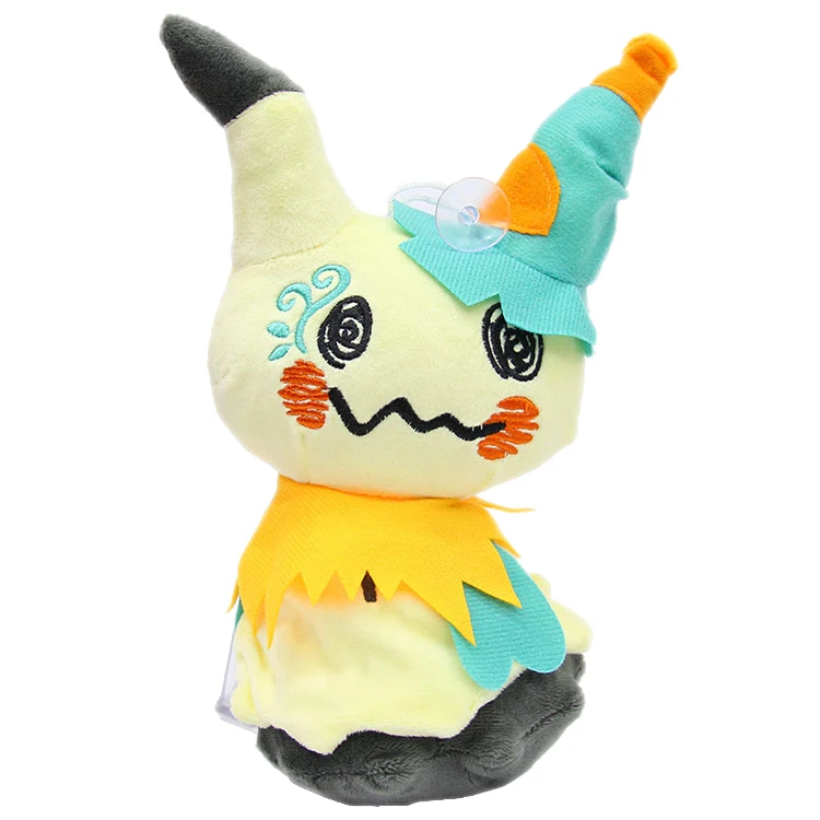 Mimikyu косплей Пикачу плюшевая игрушка чучела кукла аниме мультфильм Хэллоуин носить дьявольский плащ фея Дети отличная коллекция подарок - Color: Mimikyu B 25cm