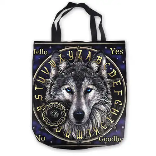 Пользовательские холст Бэтмен ouija доска ToteBags Ручные Сумки хозяйственная сумка