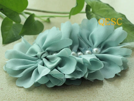 Оптовая продажа Новинка Бесплатная доставка. 12 см шифон цветок очарование