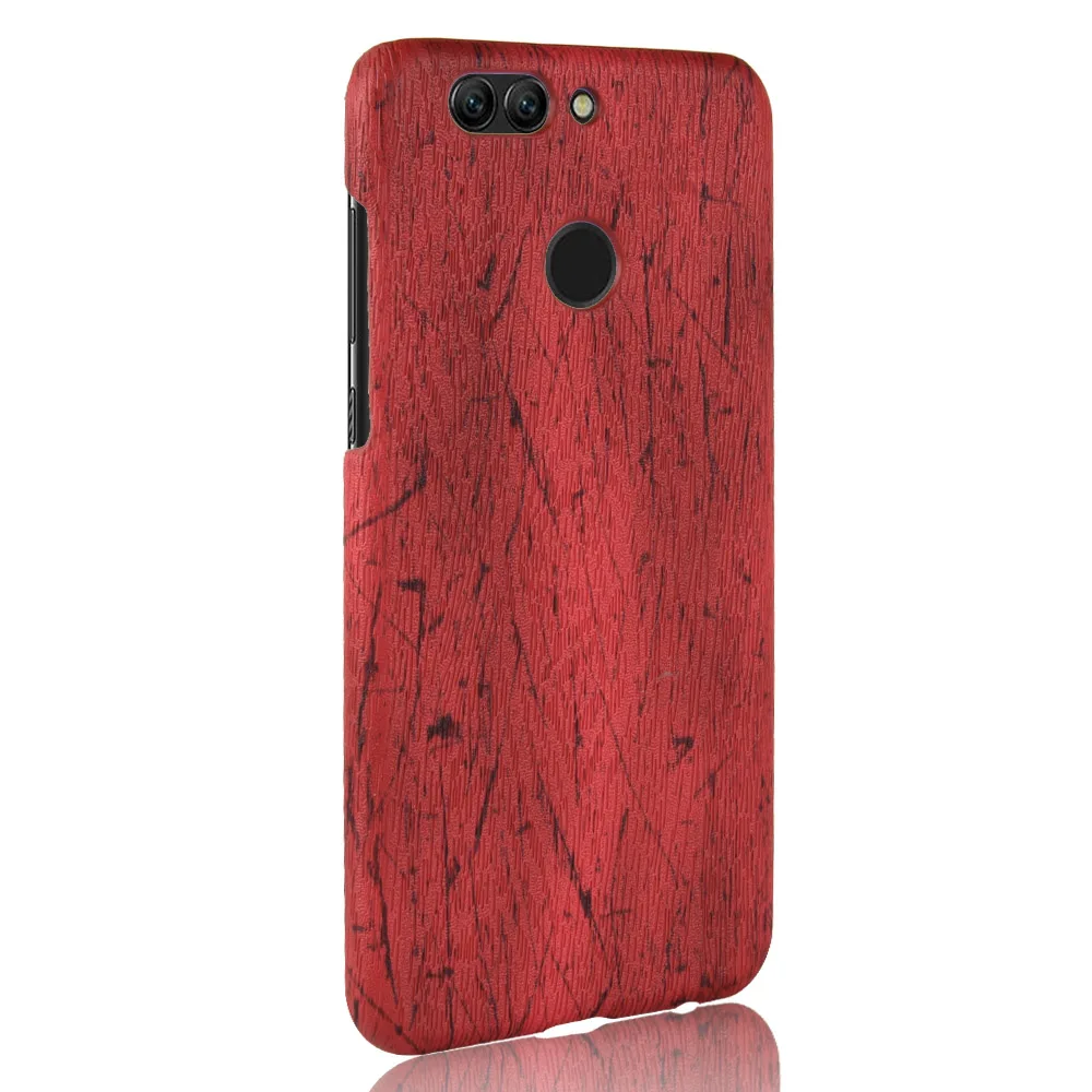 Новое поступление деревянный зернистый чехол для Huawei nova2plus на заднюю панель