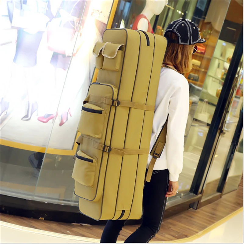 Новинка 2017 трехслойные сумки для рыбалки 80 120 см переноска удочек Холщовая Сумка