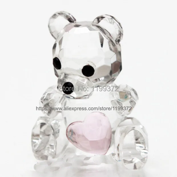 200 шт. Хрустальный плюшевый мишка подарок для свадебной вечеринки сувениры