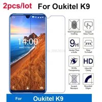 2pcs cover for oukitel k9 tempered glass 9h 2 5d protective smartphone film for oukitel k 9 glass screen protector