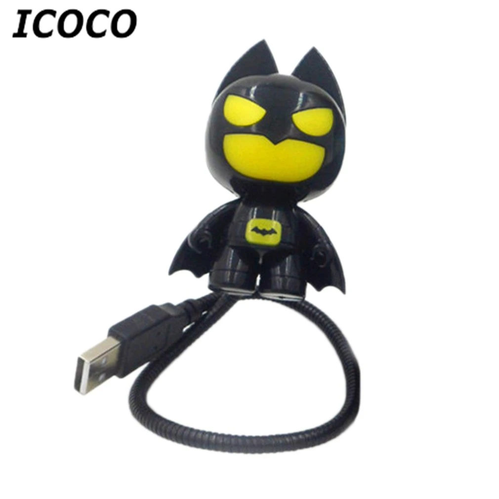 ICOCO уникальный экономия энергии USB светодио дный СВЕТОДИОДНЫЙ Ночник мультфильм