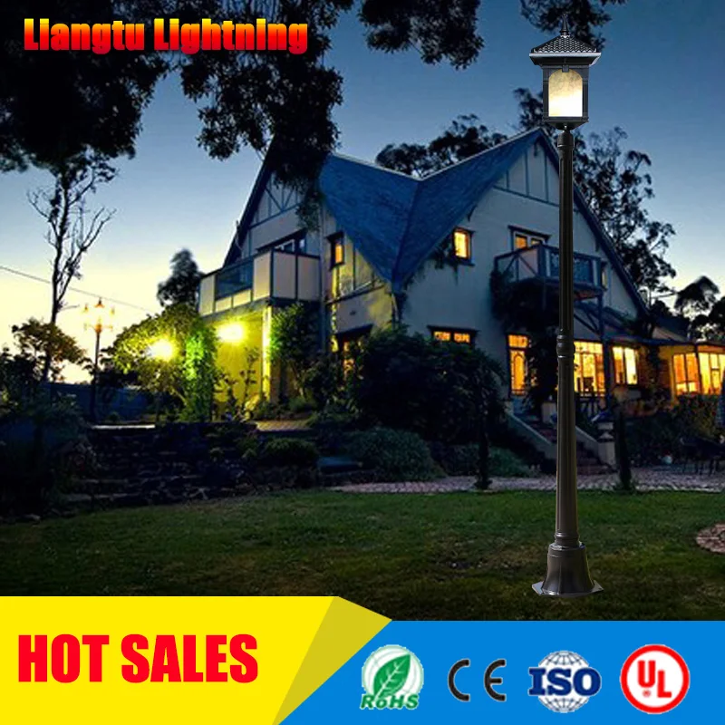Уличный фонарь садовый полюсный светильник светодиодный дорожный фсветильник