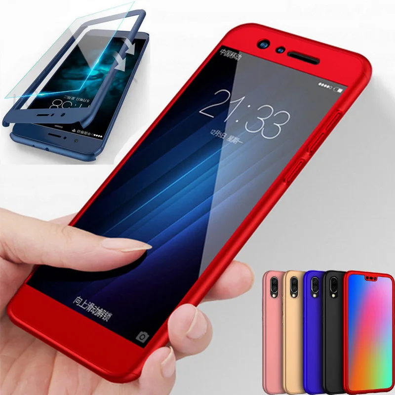 YISHANGOU 360 полный жесткий чехол для Huawei P30 P20 Pro Lite Mate 20X защитный со стеклом P Smart 2018 2019