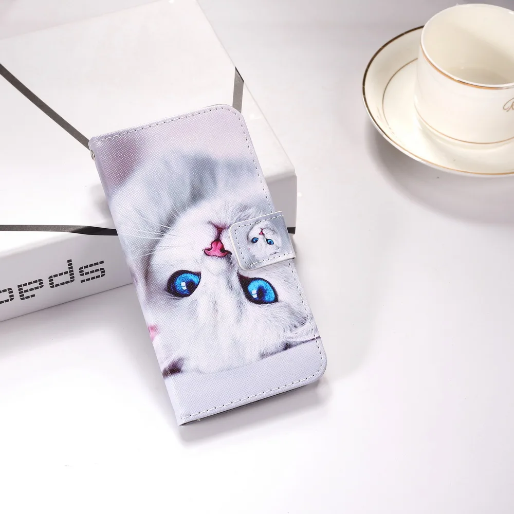 Кожаный чехол-книжка с откидной крышкой для samsung Galaxy S10 S10Plus S10Lite A7 A 750 M10 A10M20 M30 A30 A50 стиль книга милый цветной чехол