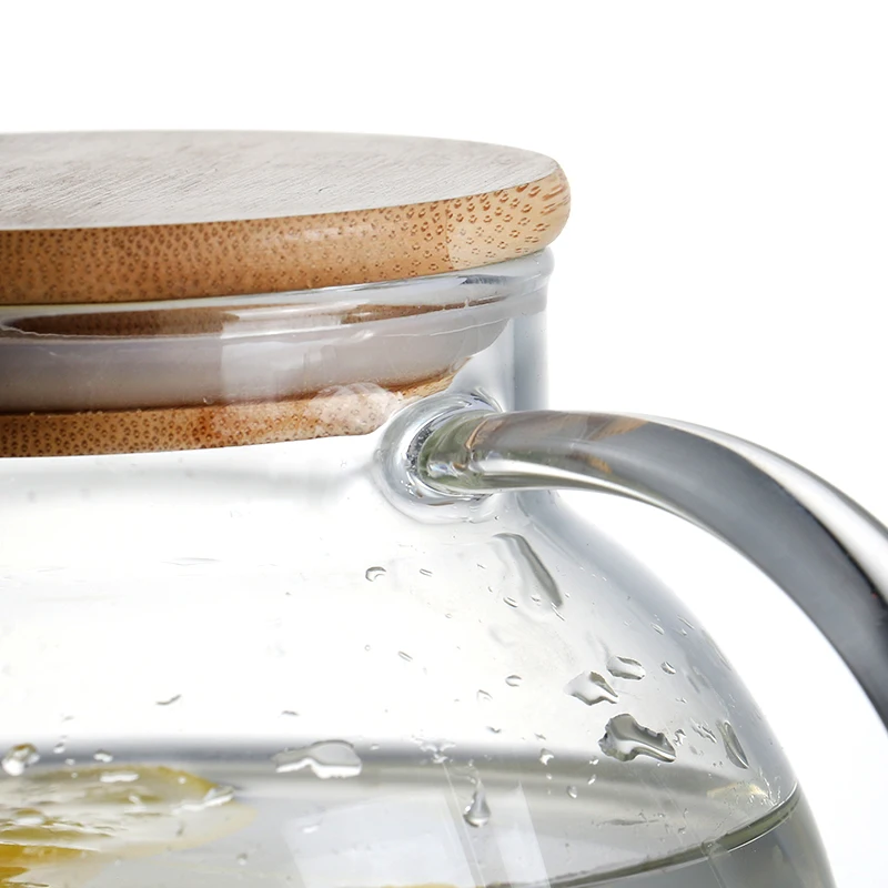 Чайник из боросиликатного стекла 34 унции съемное сито плиты 1000 мл | Дом и сад
