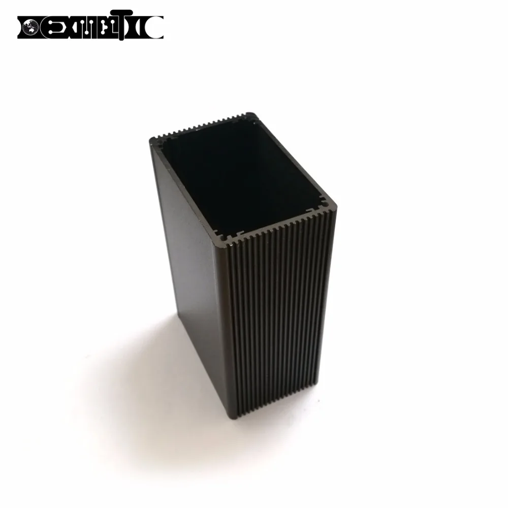 Абсолютно новый алюминиевый корпус pcb project box Черный 43*66*100 мм DIY электронный |