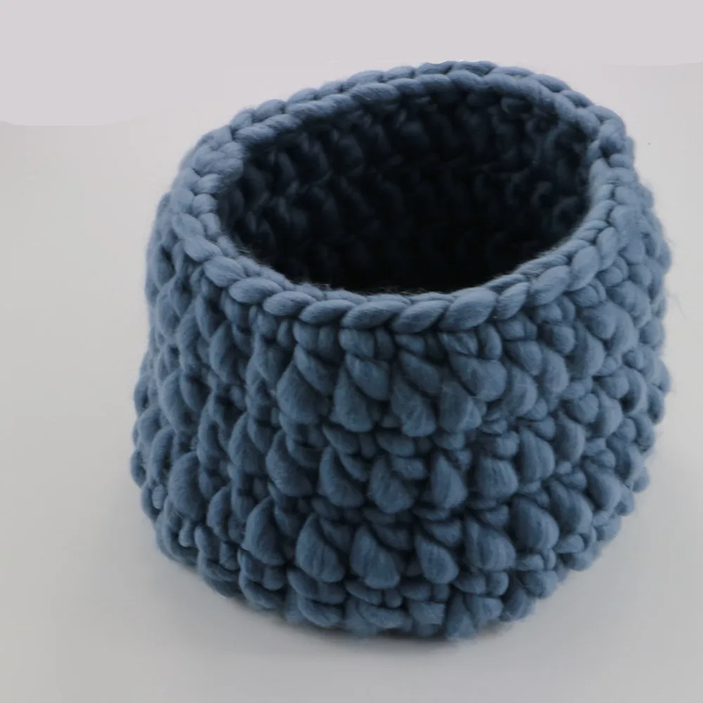 Распродажа! Ручная работа медовый горшок вязанная крючком корзина опора для