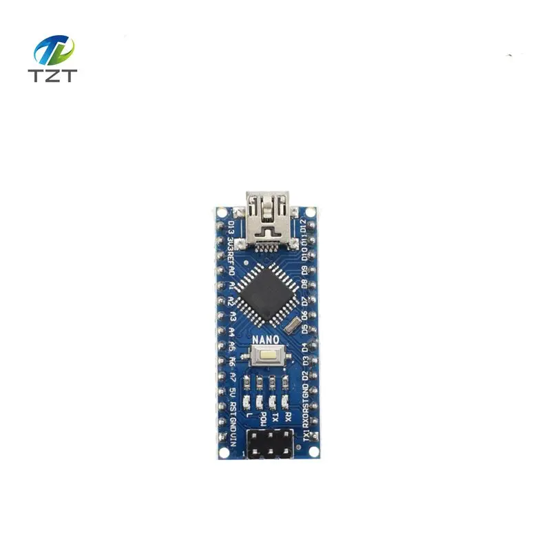 Плата Nano CH340/ATmega328P без USB-кабеля совместима с Arduino V3.0 (без кабеля) | Электронные