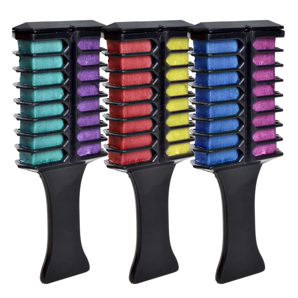 ELERA Professional Two-color Hair Comb Dye Color Crayon Dyeing Tool DIY Fashion Coloring Styling | Красота и здоровье