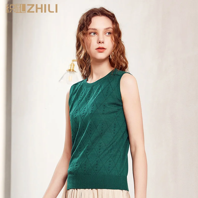 

ZHILI Womens Tank Tops Loose Fit Sleeveless Casual Summer Tunic Shirts Vest