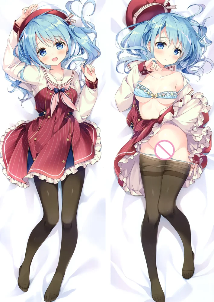 Японская аниме сексуальная девушка обнимает тело наволочка Персонализированная