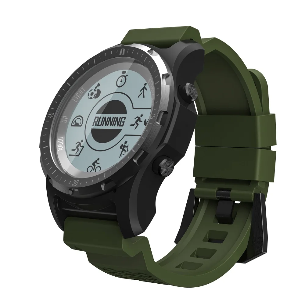 Stepfly S966 Смарт часы сердечного ритма мониторы барометр термометр air давление Bluetooth