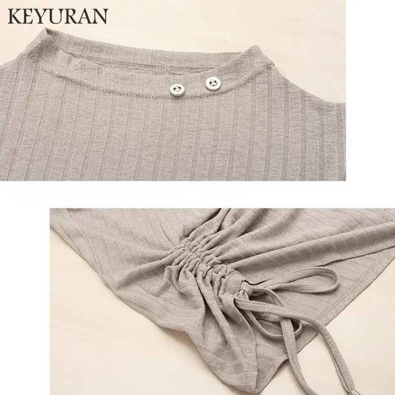 Женский комплект из 3 предметов трикотажный трех с широкими штанинами осень 2019| |