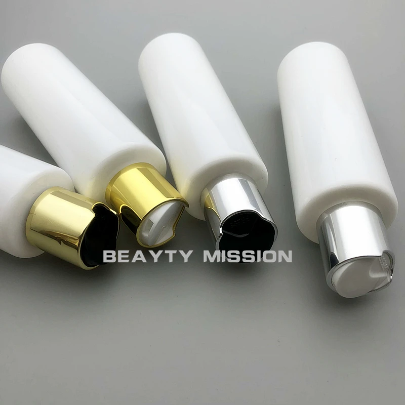 Пустая белая пластиковая бутылка для шампуня BEAUTY MISSION 150 мл 36 шт./лот с