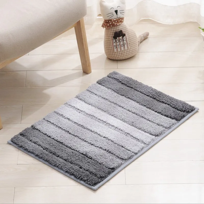 entry door mat bathroom anti slip pad absorbent comfort soft plush bathtub anti slip carpet mat bathroom absorbent mat free global shipping