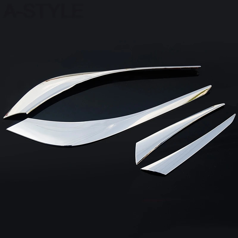 Автомобильные противотуманные фары наклейки на задние рамка для хромированного