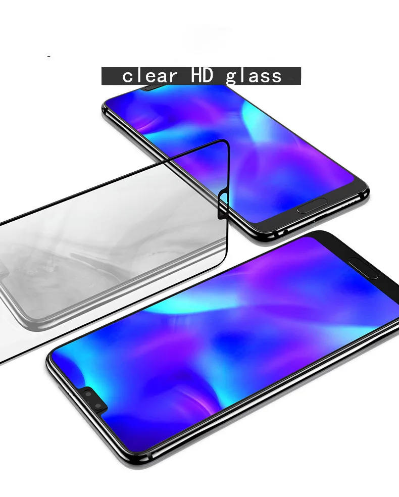 Для huawei honor 10 стекло полное покрытие honor 10 защита экрана Передняя пленка черная защита MOFi honor 10 закаленное стекло
