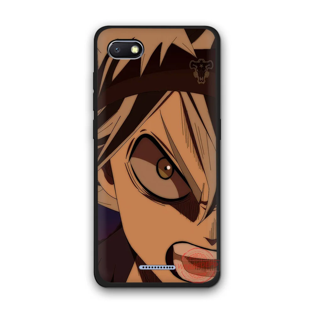 WEBBEDEPP Anime black clover TPU Phone Case for Redmi Note 6Pro 7Pro 4A 4X 5 5A 6A 8A 7 S2 note 8 |