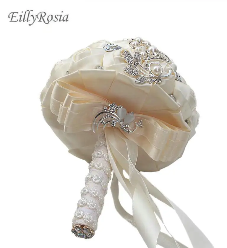 Свадебный букет de mariage exotique золотые украшения брошь с жемчугом ручной работы