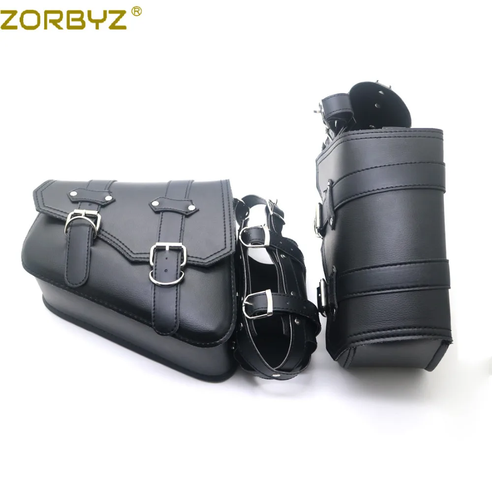 ZORBYZ мотоциклетная черная сольная Сумка-качели сумки с держателем для напитков