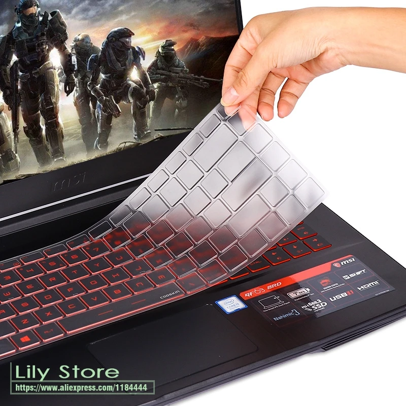 Ультра тонкий ТПУ защитный чехол для клавиатуры MSI PS42 8rb 8m тонкий 14 дюймовый игровой ноутбук PS 42( выпуск