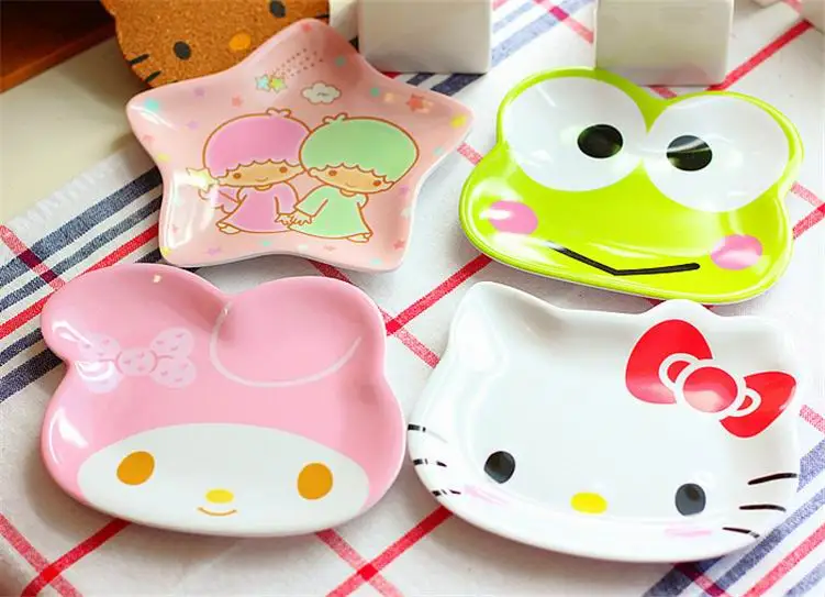 Симпатичное блюдо Kitty в форме лягушки и звезды, тарелка для кошек, миска для собак, тарелка для торта, маленькое блюдо в подарок, тарелка для закусок/орехов/десертов