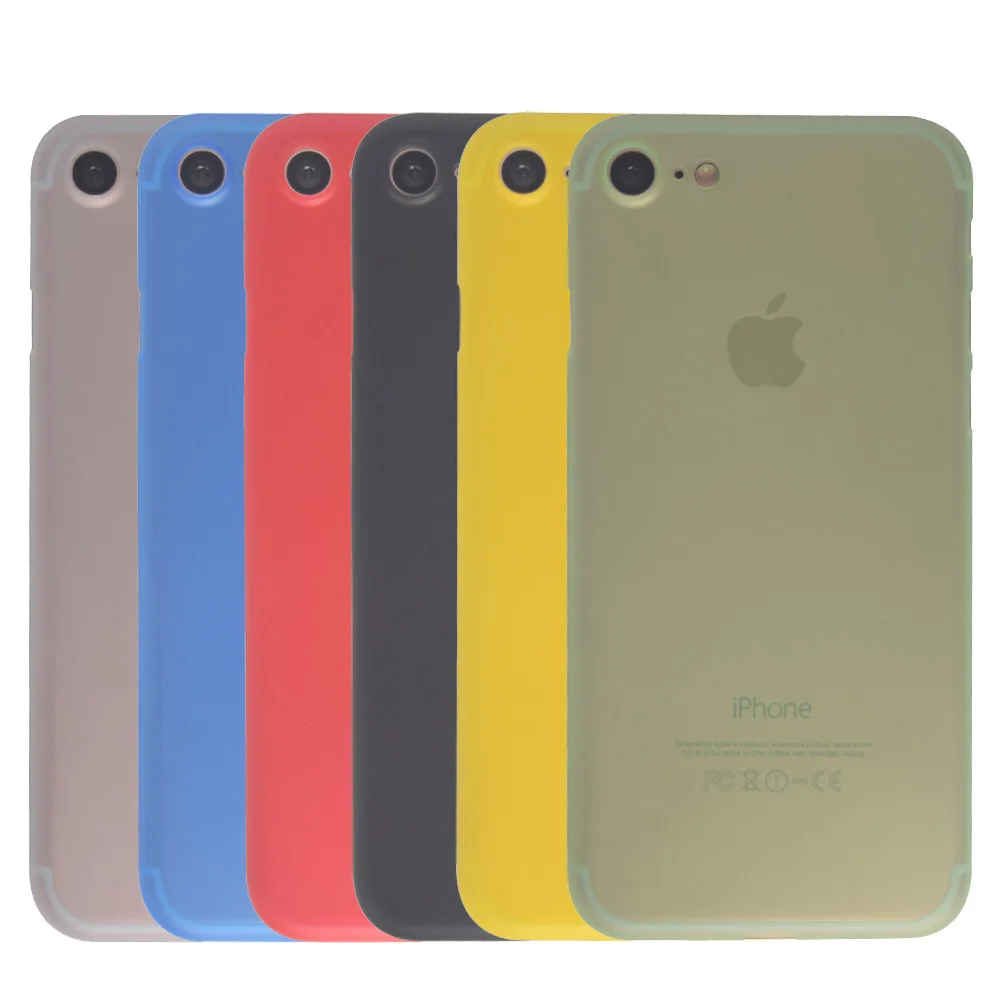 Ультра тонкий 0 33 мм матовый полупрозрачный чехол для смартфонов Apple iPhone 7. Цвета в