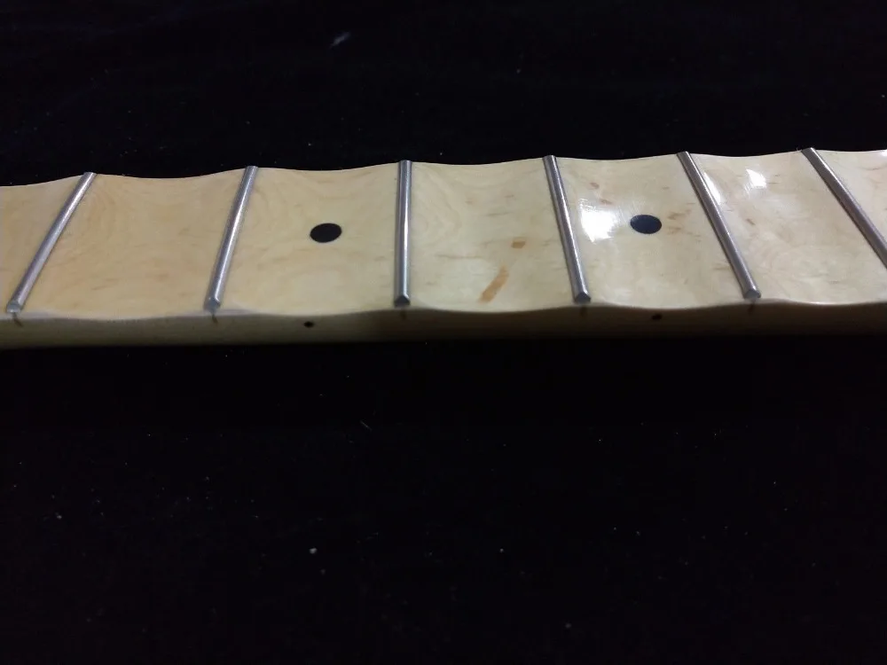 Полная волнистая гитара Шея для ST style 24 Fret maple Floyd rose nut gloss|Гитары| |