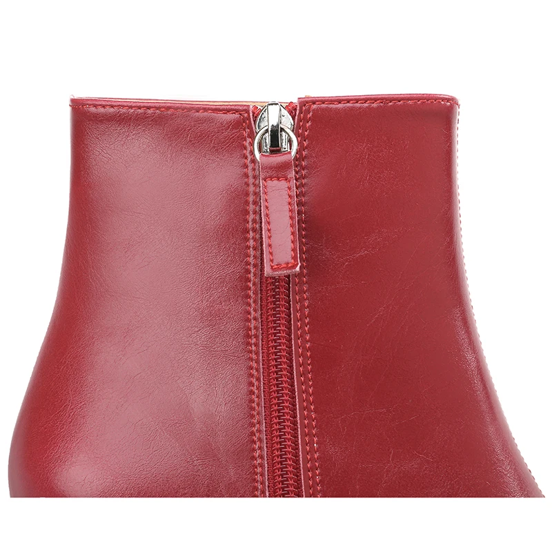 Новые ботильоны для женщин Модные женские ботинки на толстом каблуке с