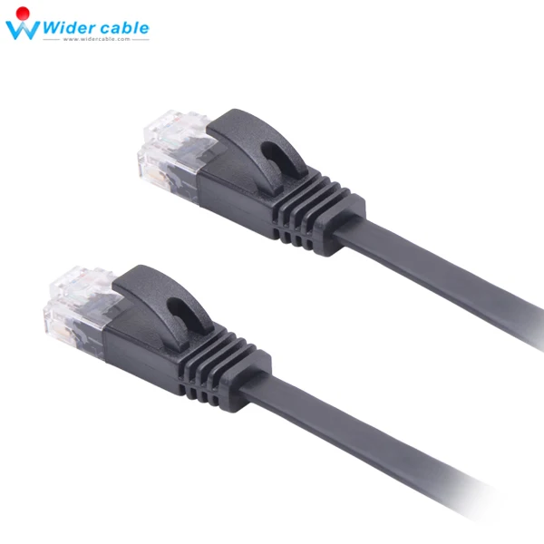 Black Ethernet CAT6 Internet Network Flat Cable Cord Patch Lead RJ45 For PC Router | Компьютеры и офис