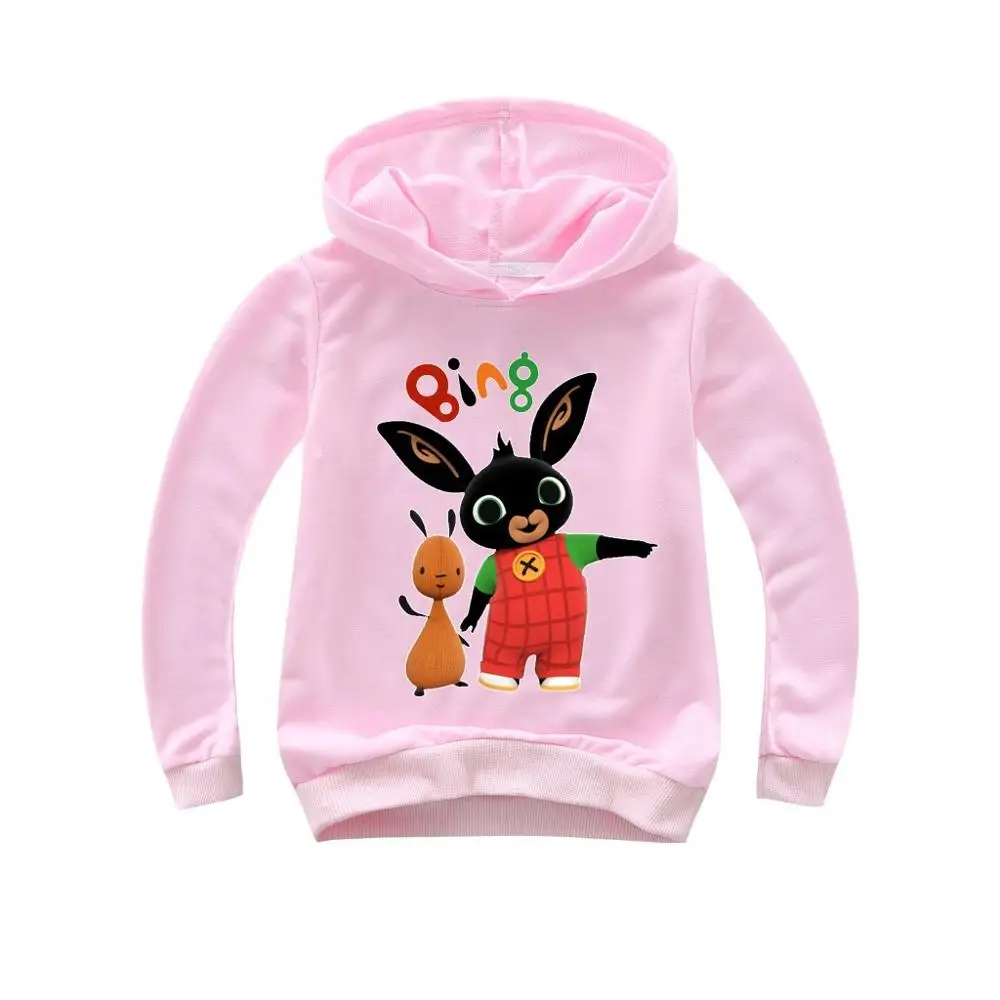 Осень кролик Bing Bunny толстовки детские толстовки с капюшоном Одежда для девочек топ детская одежда для мальчиков рубашка Спортивная одежда XIN506 - Цвет: style12