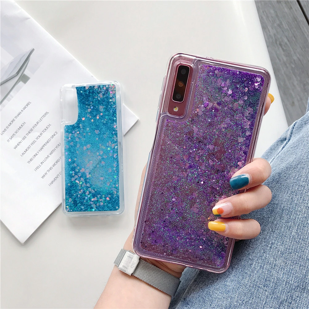 Чехол с жидким песком для Samsung Galaxy A70 A60 A50 A40 A30 A10 M10 M20 M30 J2 J3 J5 J7 EU Prine 2018 мягкий чехол