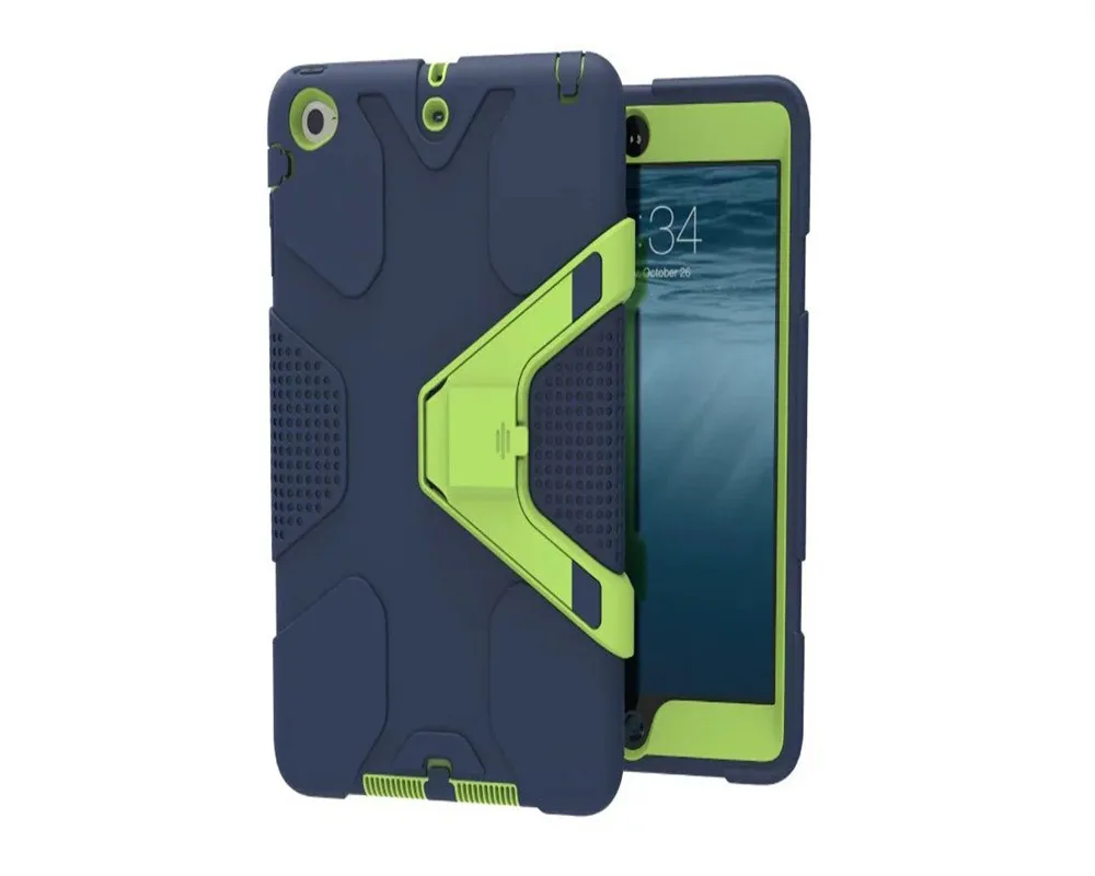 Новый модный силиконовый чехол для iPad Mini 1/2/3 роскошный ударопрочный с полным