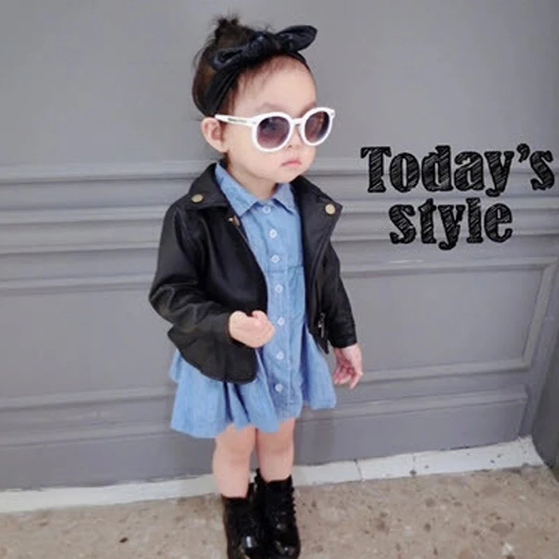 Весна и осень девушки кожа короткий параграф с длинным рукавом пальто Европа