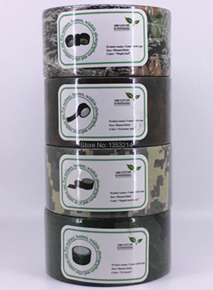 

10M Hunter Camo Tape No-Mar Army Type Tree/Jungle/ACU Print Pattern Moisture Proof Camouflage Hunting Tapes 10M*5cm Outdoor