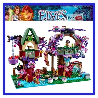 10414 Bela Elves 10549 Dragon Sanctuary строительные блоки DIY Развивающие игрушки совместимы с 41178 друзьями - Цвет: 10414