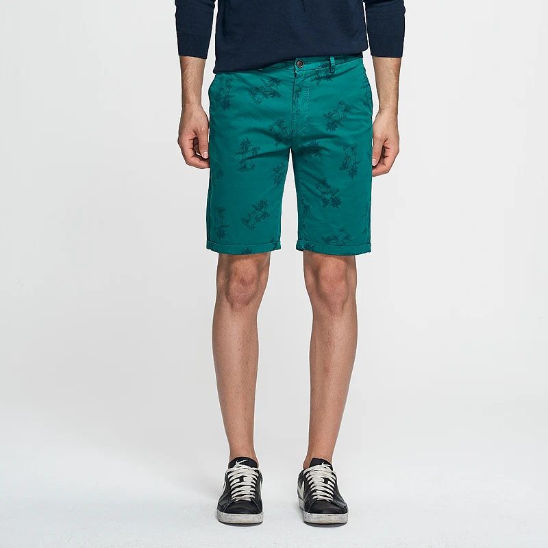 Quality Cotton Shorts Male Summer Casual Print Travel Men Washed Cargo Short Pants Fitted Size Brand Chinese Clothing | Мужская одежда