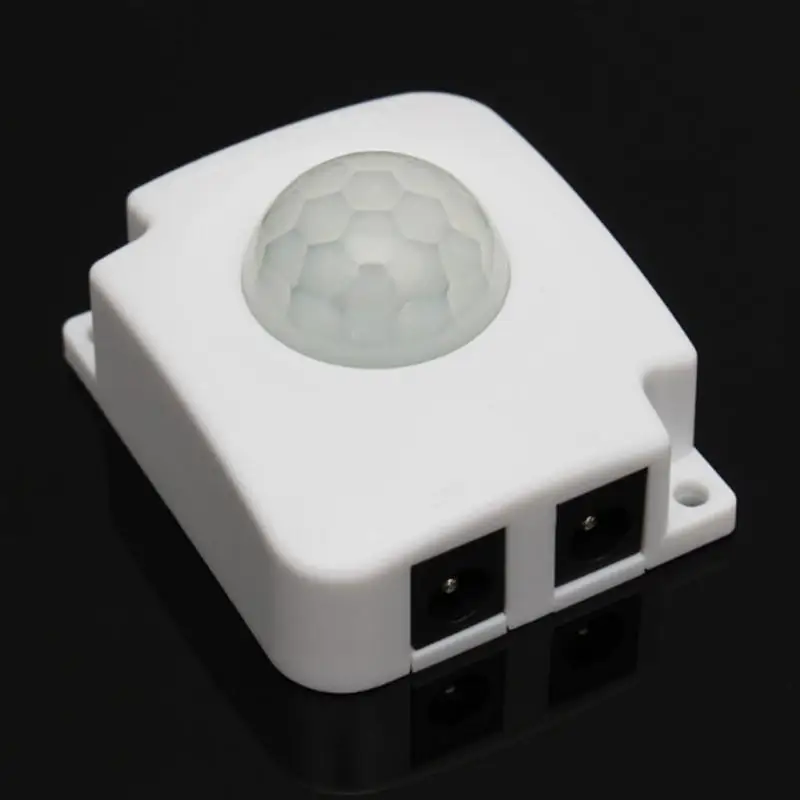 DC 12V Automatic Infrared Light Sensor Switch PIR Human Body Motion Detector 5.5x2.1mm Male Connector LED Strip Set S3 | Обустройство