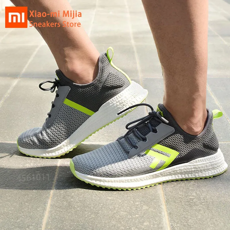 Оригинальная спортивная обувь Xiaomi FREETIE дышащая сетка ETPU эластичная трикотажная