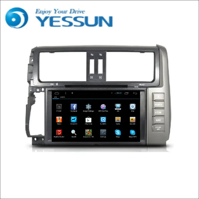 YESSUN для Toyota Land Cruiser Prado J150 Android автомобильный навигатор gps сенсорный экран стерео плеер Мультимедиа Аудио Видео Радио