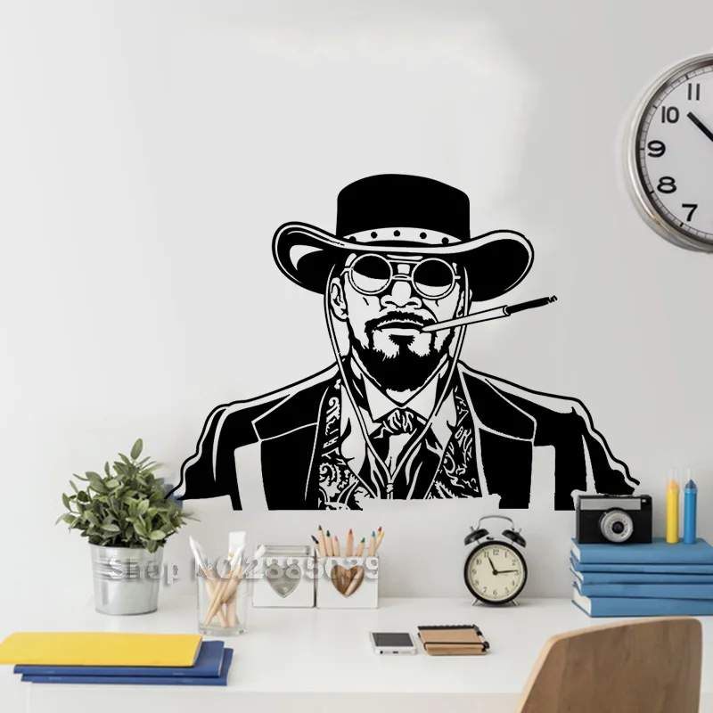 Виниловые наклейки на стену Django без цепочек фон для гостиной дивана Настенная