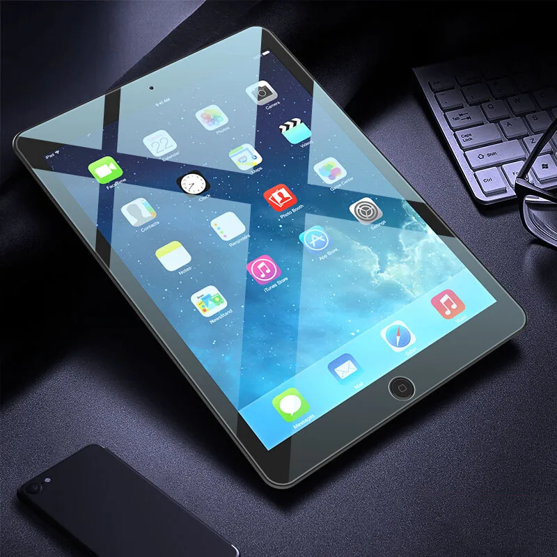 2.5D полное покрытие Экран Защитная крышка для Apple iPad 2/3/4 5 6 Air 1 2 9 7 2018 закаленное